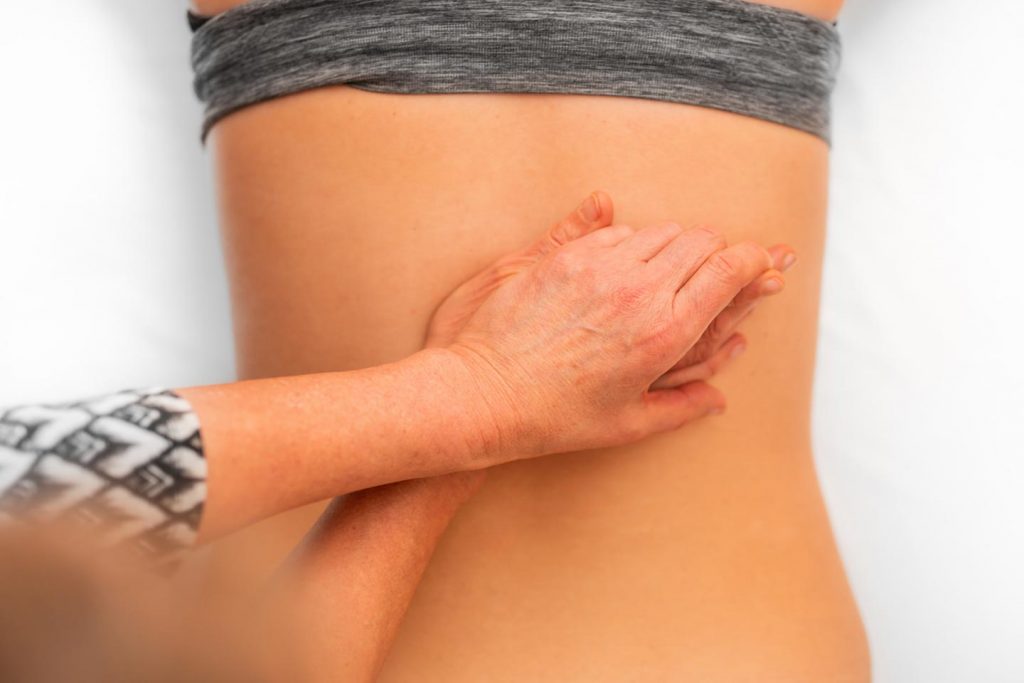 Abdominal massage therapy in Madrid