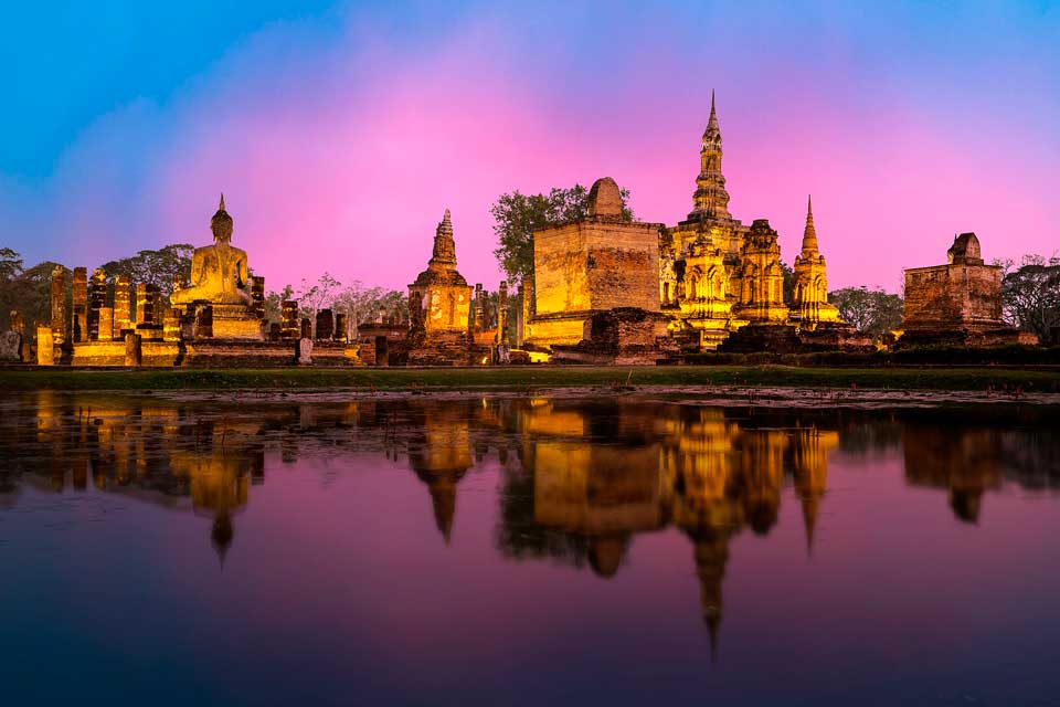 Templo en Ayutthaya Tailandia