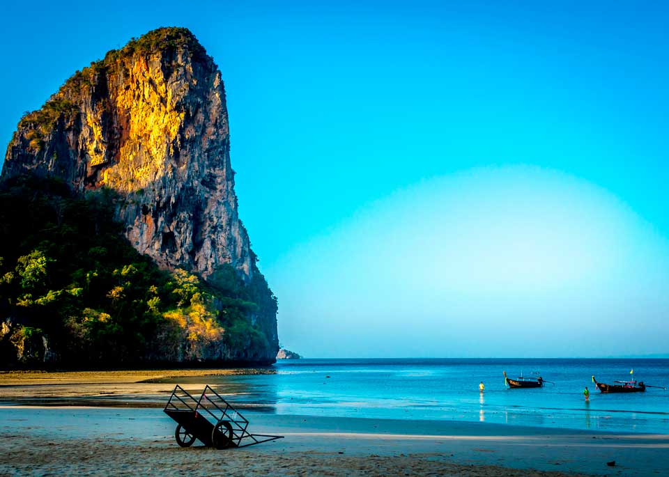 Hermosa playa en Tailandia