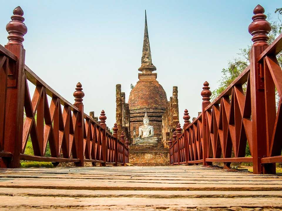 Hermoso templo en Tailandia
