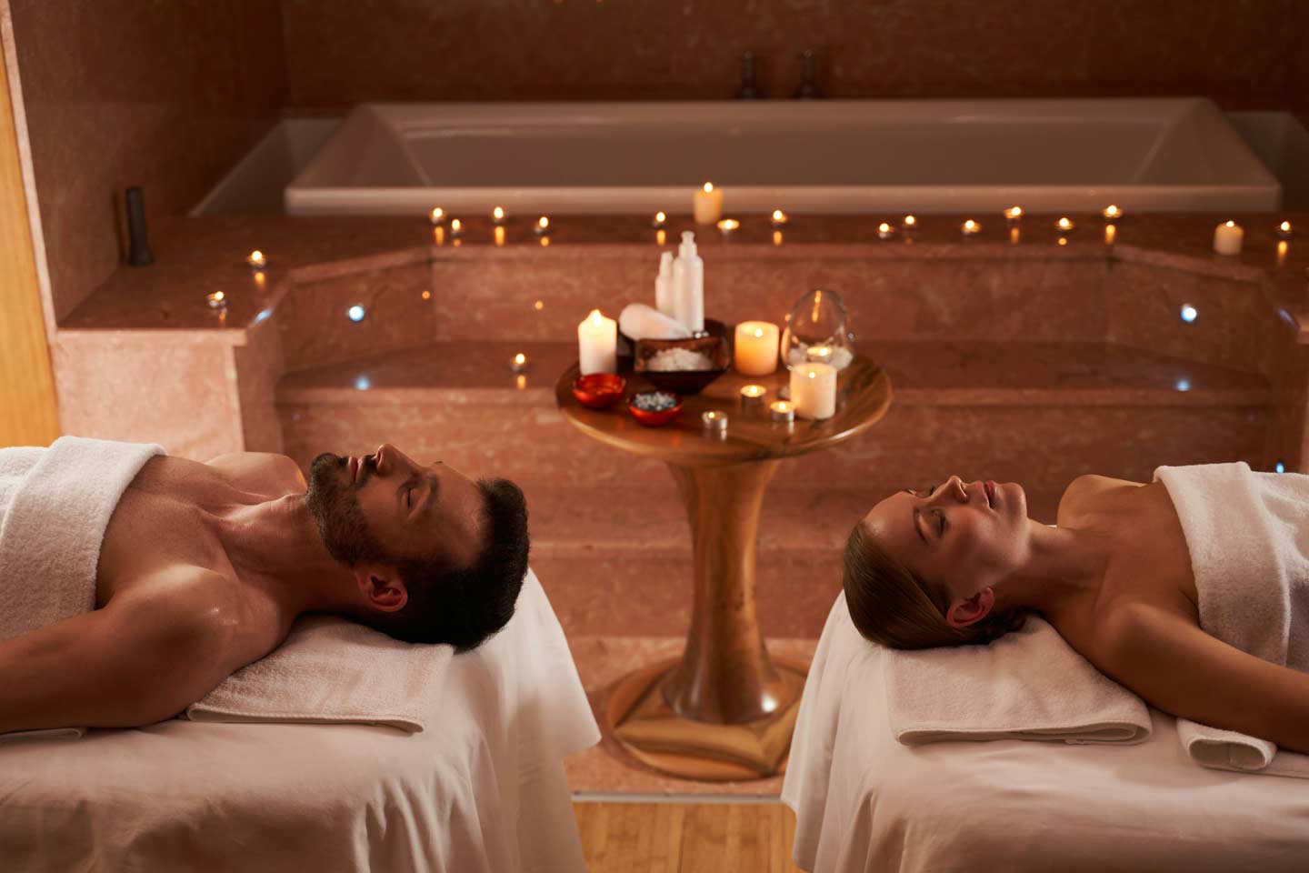 Masaje thai antiestrés para parejas en Madrid
